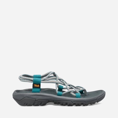 Teva Hurricane XLT Infinity Women's Deep Grey / Turquoise Blue Hiking Sandals CA82645 Canada Clearan